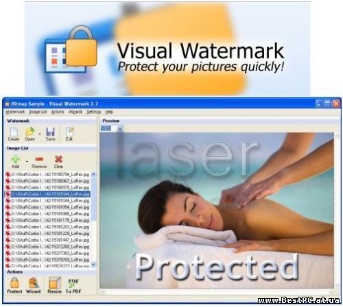 visual watermark softpedia